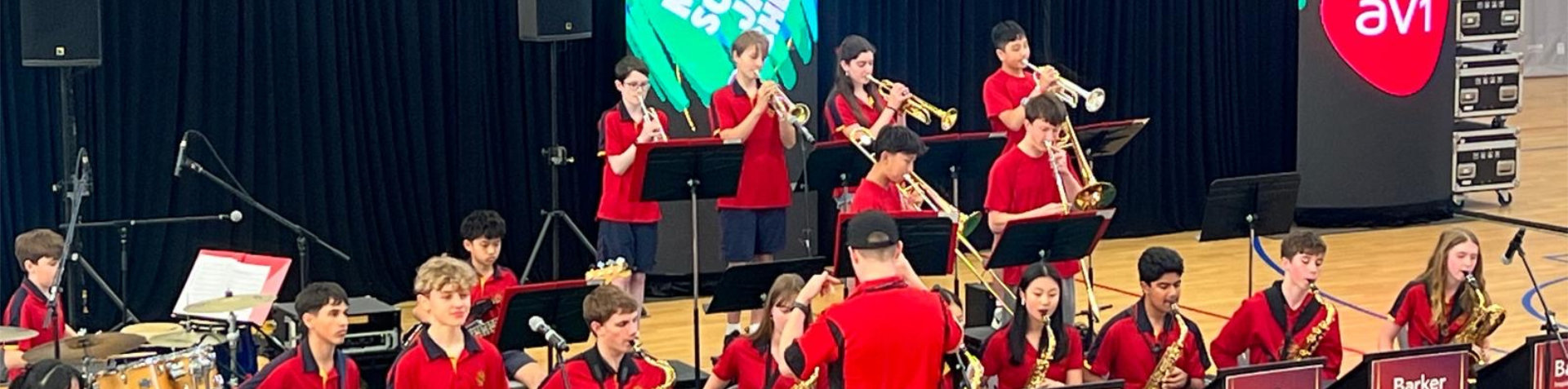 Barker Stage Performance Panorama